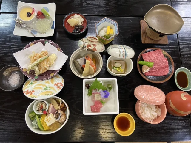 会席料理の一例