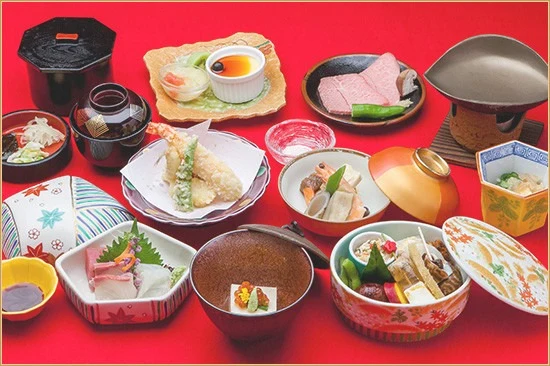 会席料理の一例